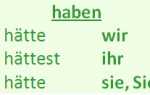 Глагол в немецком языке