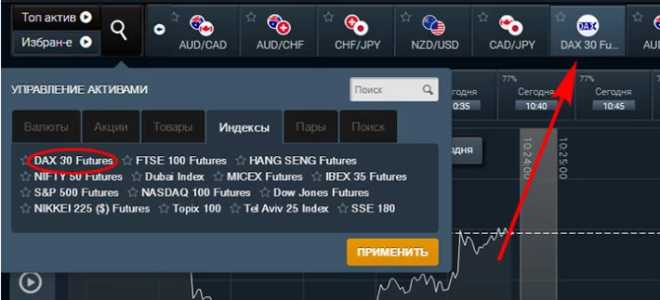 Цена индекса dax 30 на бирже xetra (онлайн) на сегодня