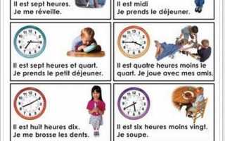 Время во французском языке