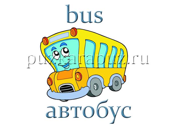 Машина транскрипция. Карточки по английскому транспорт. Автобус карточки для детей. Английский язык карточка автобус. Автобус на англ для детей.