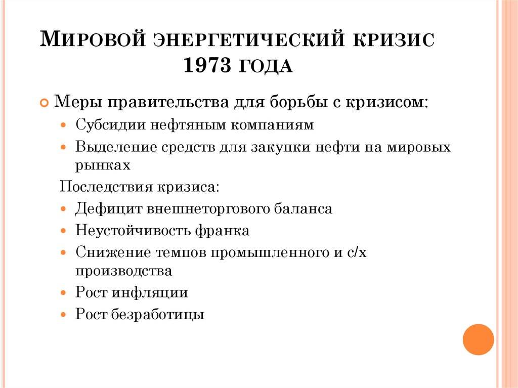 Нефтяной кризис 1973 года — википедия