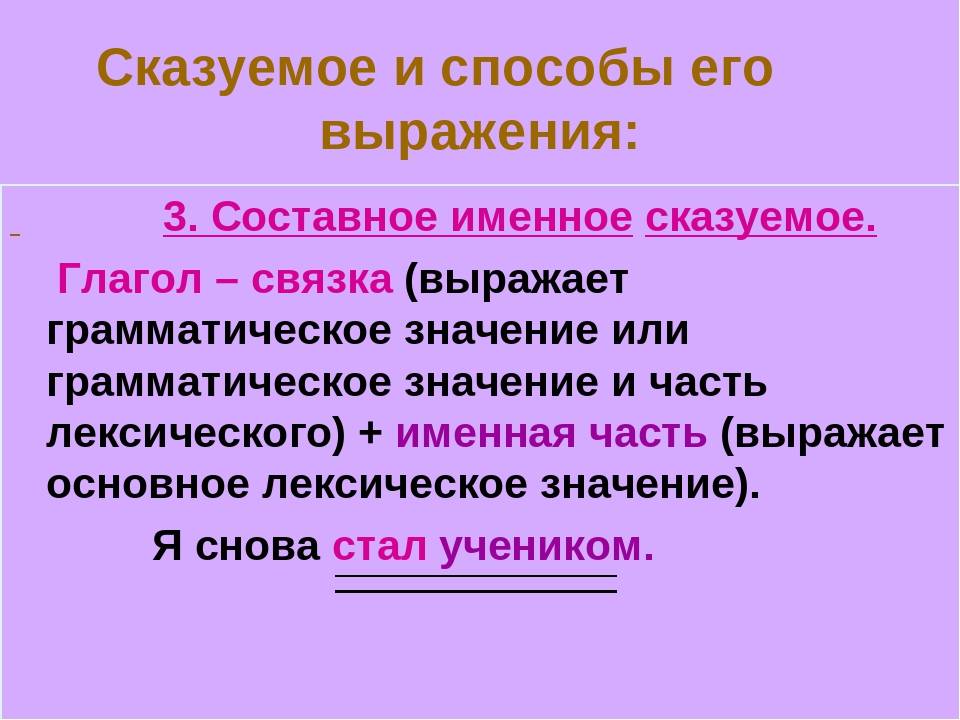 5 класс русский язык сказуемое презентация