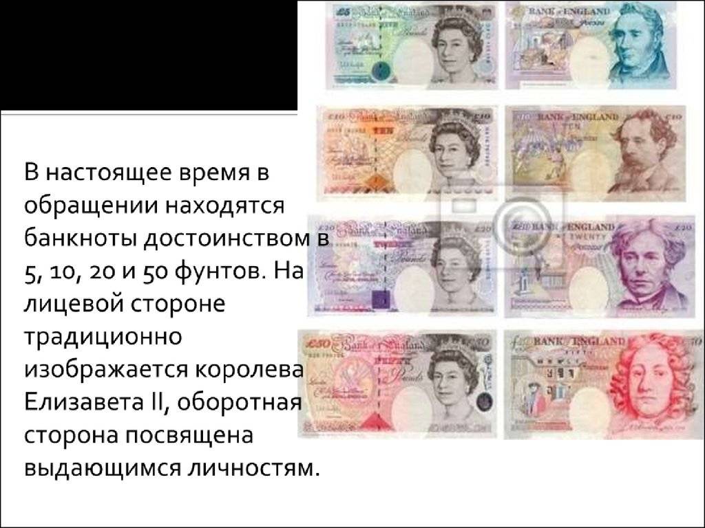 Старые и современные деньги великобритании и сша