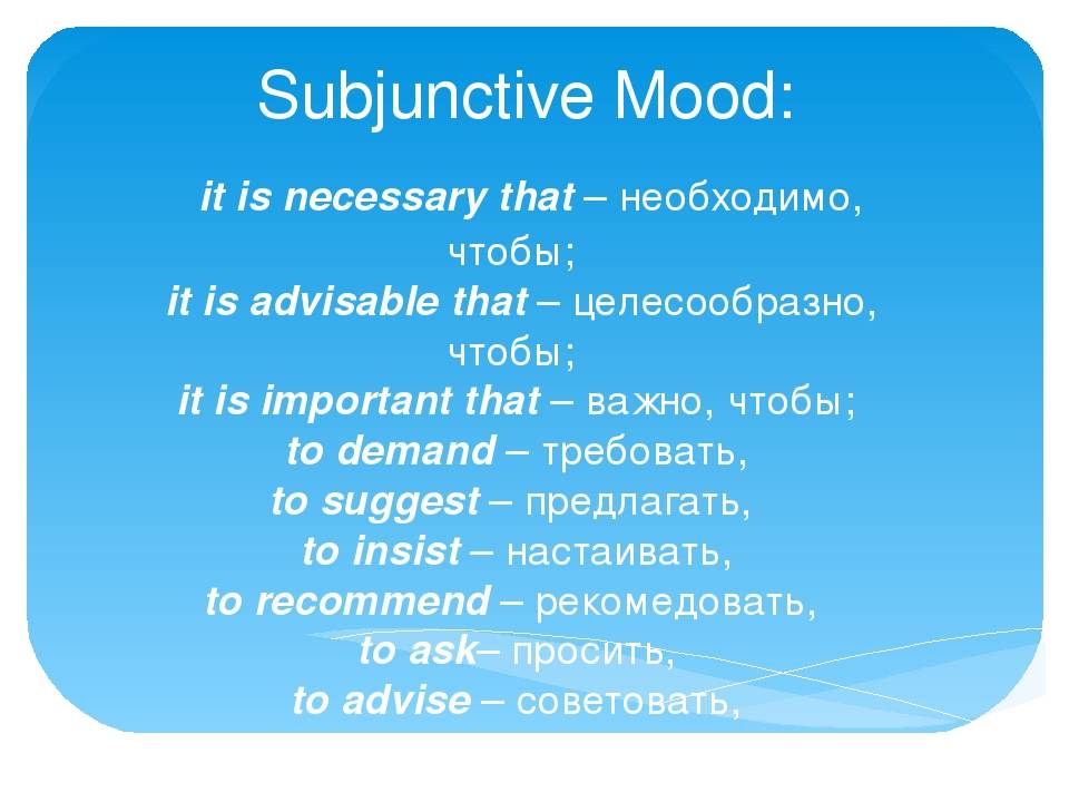 Necessary на русском. Subjunctive mood. Subjunctive в английском. Present Subjunctive в английском. Subjunctive правило.