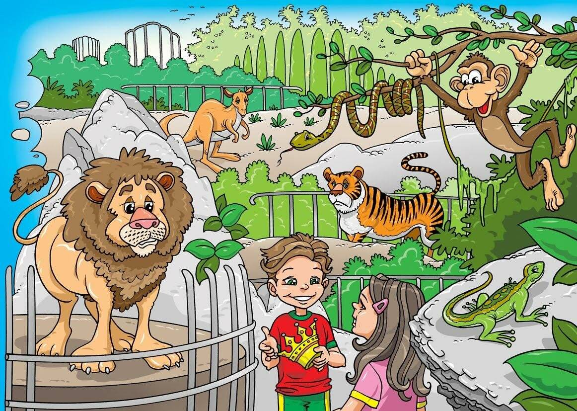 Жизнь животных в зоопарке. Зоопарк рисунок. Зоопарк с животными для детей. Дети в зоопарке. Животные зоопарка мультяшные.