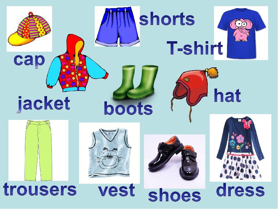Описание одежды на английском языке