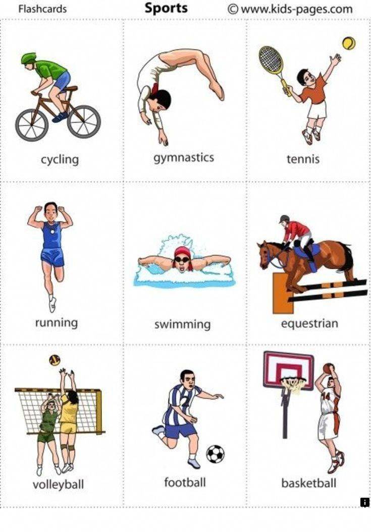 Названия физических упражнений на английском языке