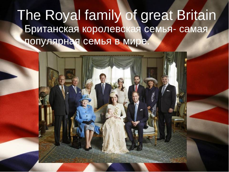 The royal family презентация на английском