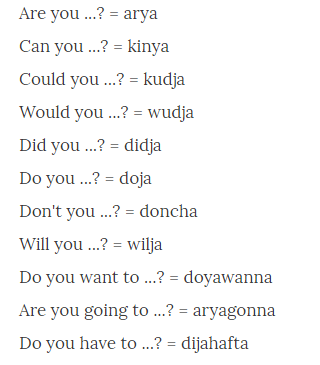 Wanna, gonna, gotta & со