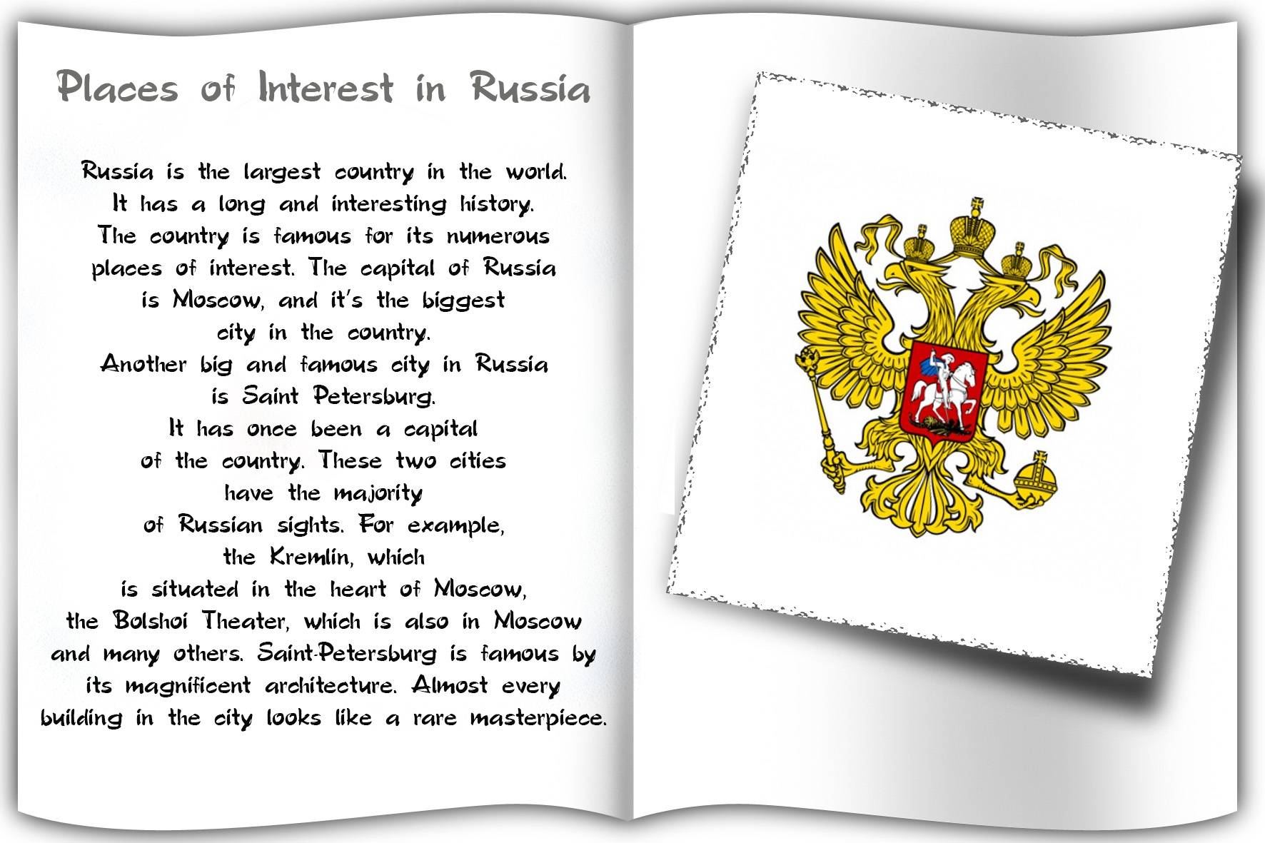 Россия информация на английском